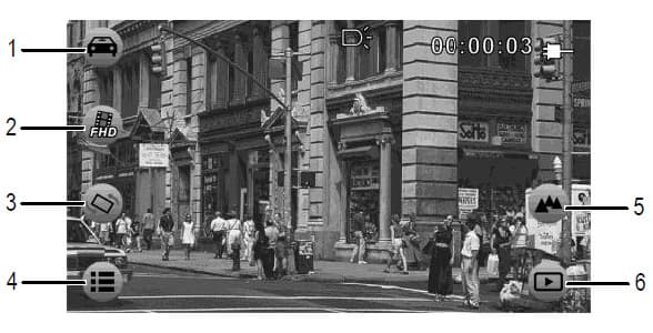 Автомобильный видеорегистратор ParkCity DVR HD 530