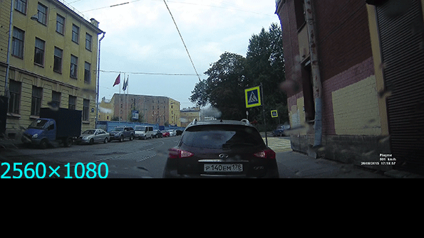 Автомобильный видеорегистратор Playme Back