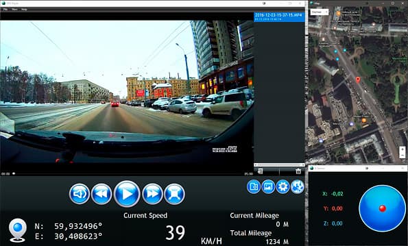 Видеорегистратор с радар-детектором и GPS-информером Playme P350 Tetra