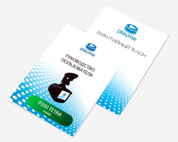 Видеорегистратор с радар-детектором и GPS-информером Playme P350 Tetra