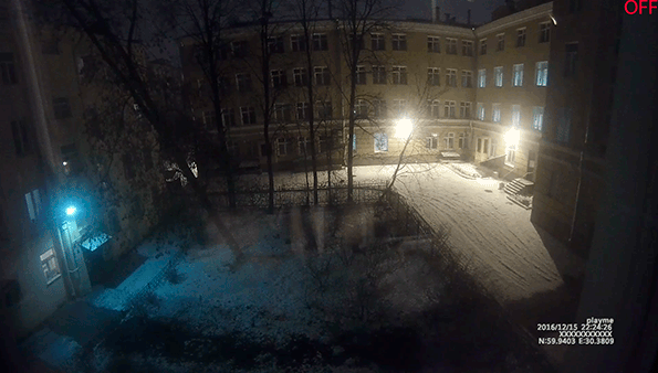 Видеорегистратор с радар-детектором и GPS-информером Playme P350 Tetra