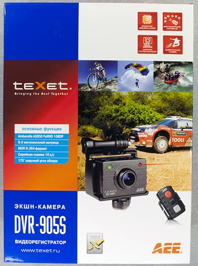 Автомобильный видеорегистратор teXet DVR-905S