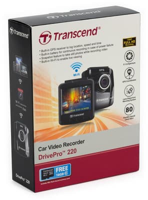 Автомобильный видеорегистратор Transcend DrivePro 220