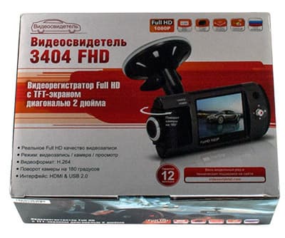 Автомобильный видеорегистратор Видеосвидетель 3404 FHD
