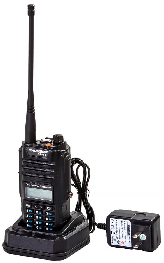 Портативная двухдиапазонная влагозащищенная VHF/UHF-радиостанция Baofeng BF-A58