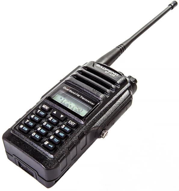 Портативная двухдиапазонная влагозащищенная VHF/UHF-радиостанция Baofeng BF-A58