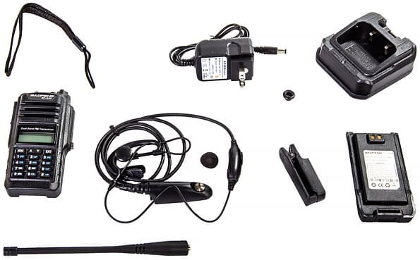 Портативная двухдиапазонная влагозащищенная VHF/UHF-радиостанция Baofeng BF-A58