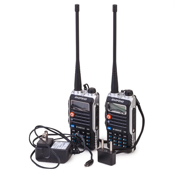 Портативная двухдиапазонная VHF/UHF радиостанция Baofeng BF-UVB2 Plus