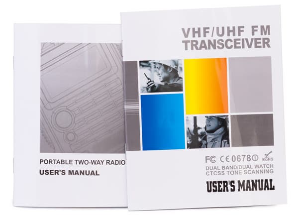 Портативная двухдиапазонная VHF/UHF радиостанция Baofeng BF-UVB2 Plus