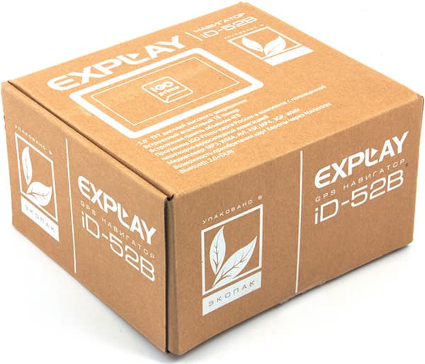 Коробка автонавигатора Explay iD-52B