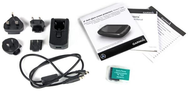 garmin monterra комплект поставки