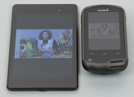 Обзор GPS-навигатора Garmin Monterra. Тестирование дисплея