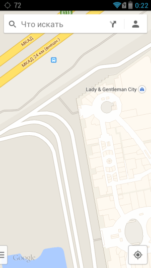 google maps screenshot