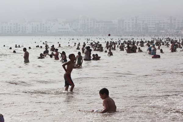 Агадир, пляж