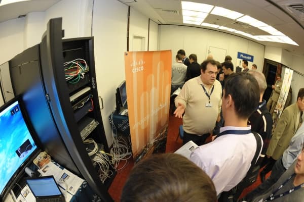 демонстрационные комнаты Cisco Expo 2011