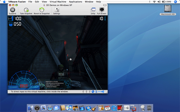 Игра Aliens vs. Predator в виртуальной машине Fusion