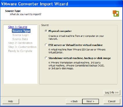 Выбор источника для миграции