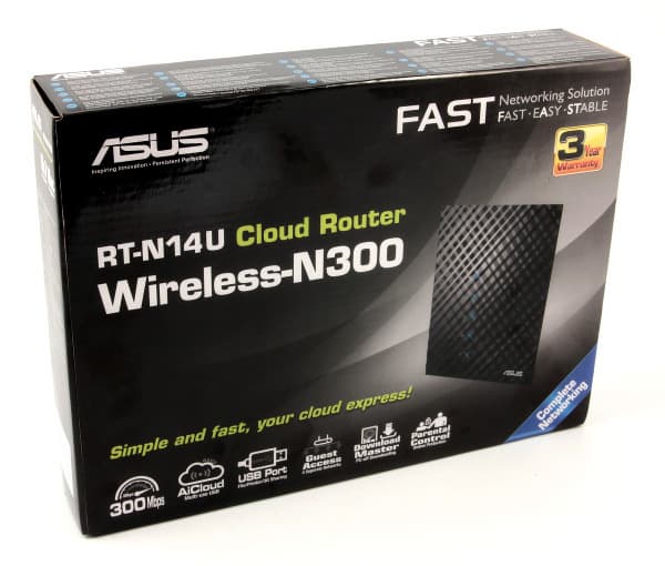 Упаковка Asus RT-N14U