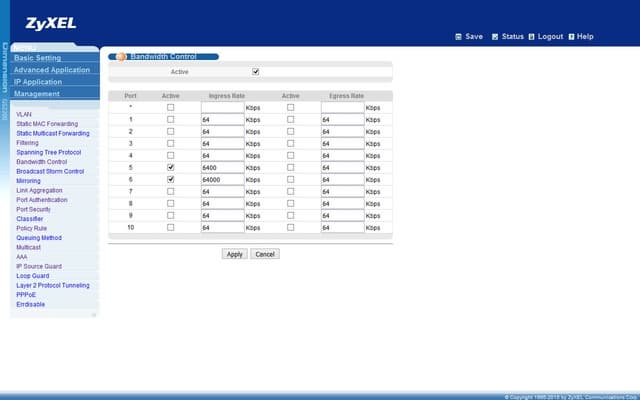 Управление полосой пропускания