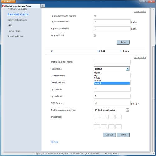 Настройка Huawei WS329