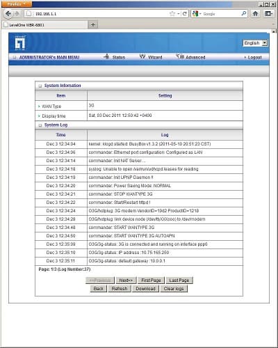 Настройка Level One WBR-6801
