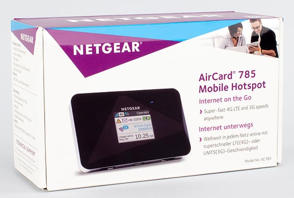 Упаковка роутера Netgear AirCard 785
