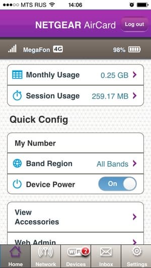 Настрока роутера Netgear AirCard 785 со смартфона