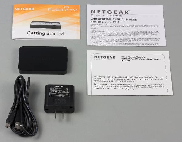 Комплект поставки Netgear Push2TV PTV3000