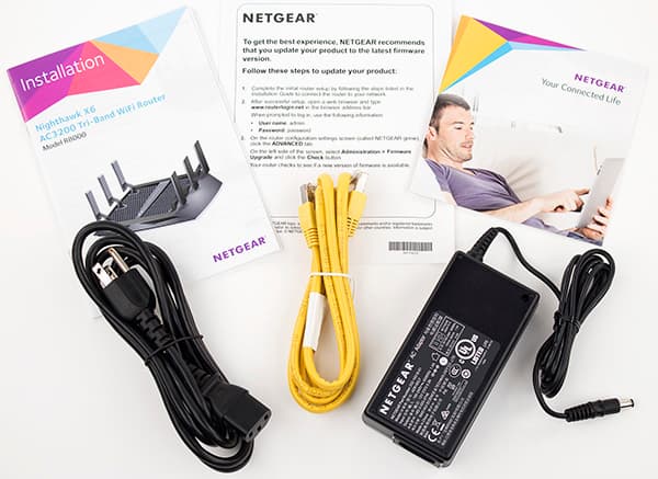Комплект поставки Netgear R8000