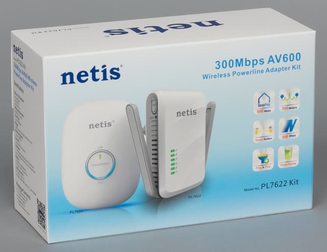 Упаковка комплекта Netis PL7622KIT