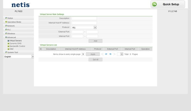 Настройка Netis PL7622