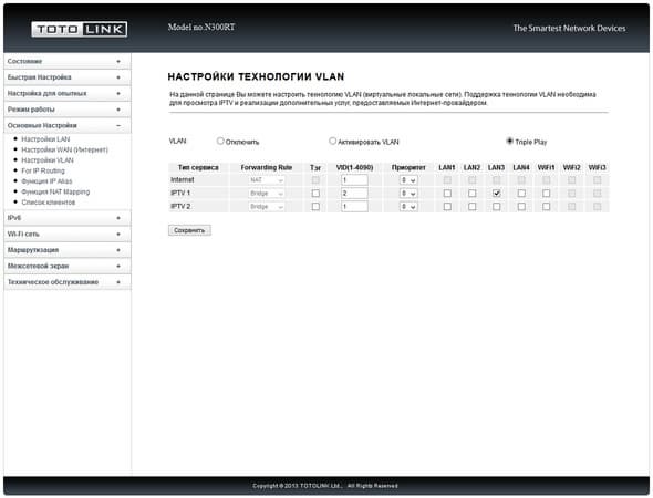 Настройка Totolink N300RT