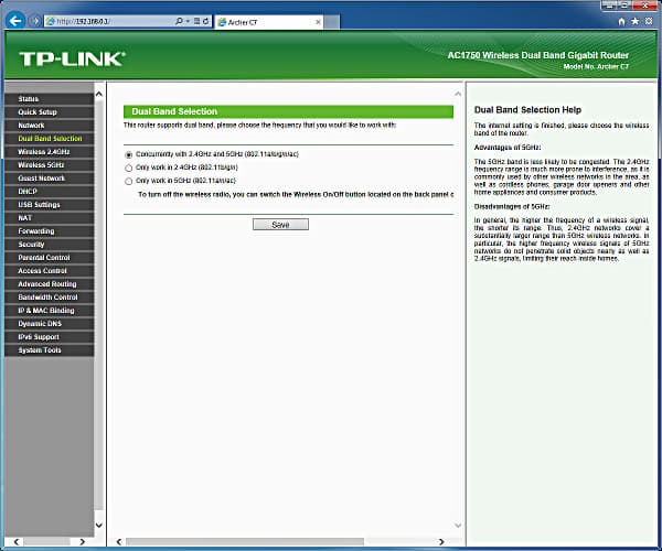Настройка TP-Link Archer C7