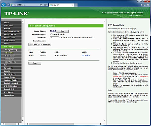 Настройка TP-Link Archer C7