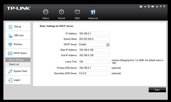 Настрока роутера TP-Link M5250