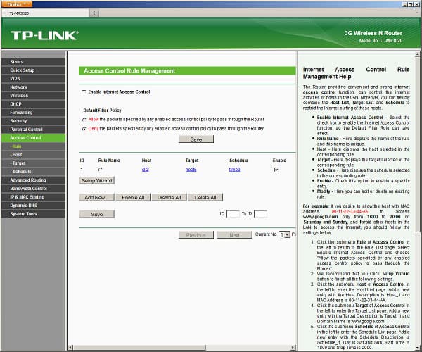 Настройка TP-LINK TL-WR3020