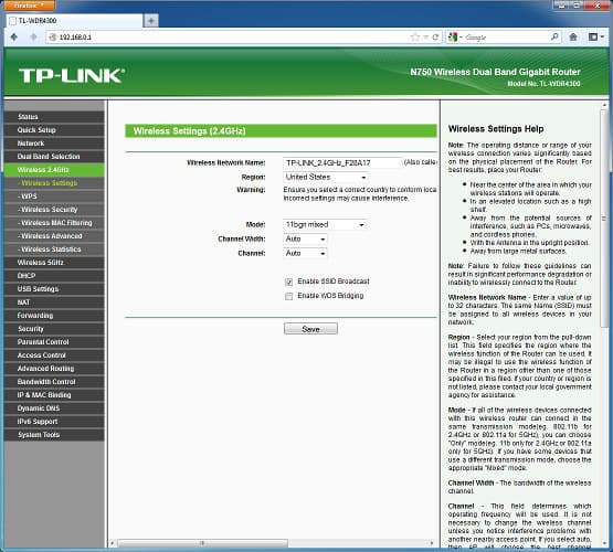 Настрока роутера TP-Link TL-WDR4300