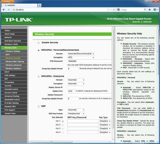 Настрока роутера TP-Link TL-WDR4300