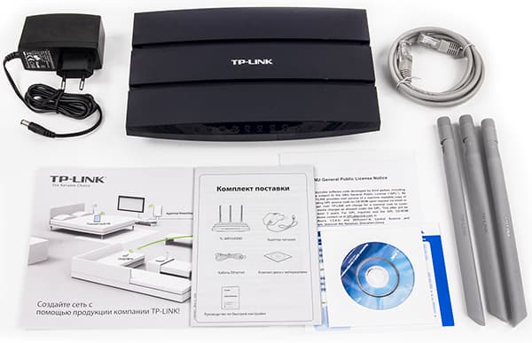 Комплект поставки TP-Link TL-WR1045ND