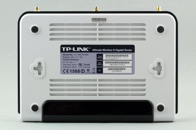 Рис.2, tp-link wr1043nd, нижняя часть устройства