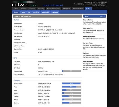 Настройка TrendNet TEW-818DRU
