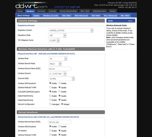 Настройка TrendNet TEW-818DRU