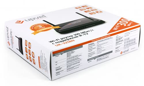 Упаковка роутера Upvel UR-325BN Упаковка роутера Upvel UR-325BN