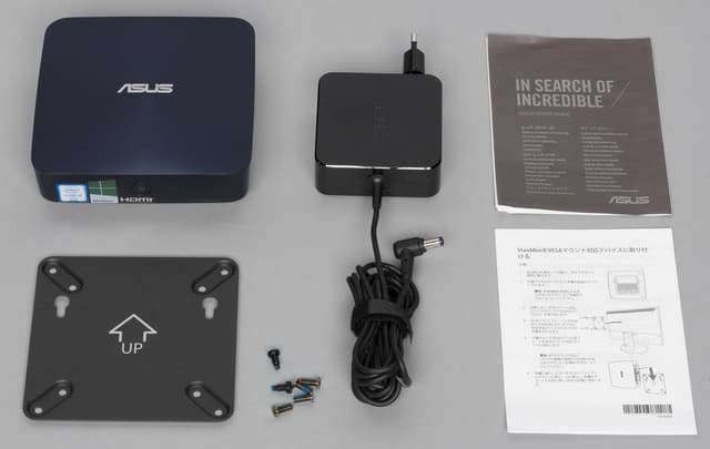 Комплект поставки Asus VivoMini UN65