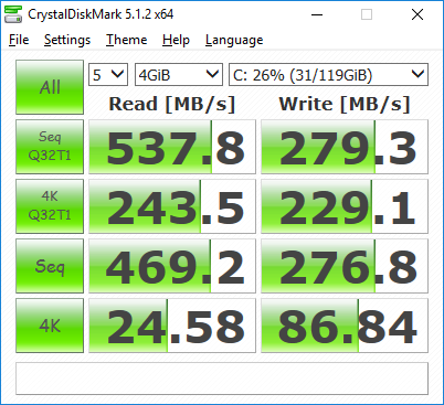 SSD-накопитель в Asus VivoMini UN65