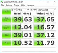 Производительность USB 2.0 в Asus VivoStick PC TS10