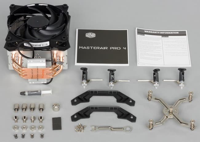 Cooler Master MasterAir Pro 4, комплект