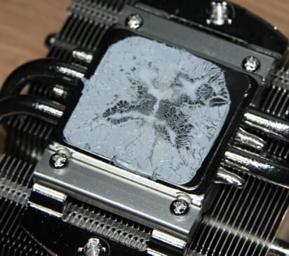 NH-L9x65 SE-AM4, распределение термопасты