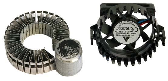 Фото разобранного кулера