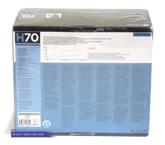 Система жидкостного охлаждения Corsair Hydro H70